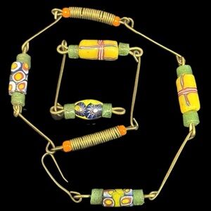 Antique Venetian Millefiore Trade Bead Necklace